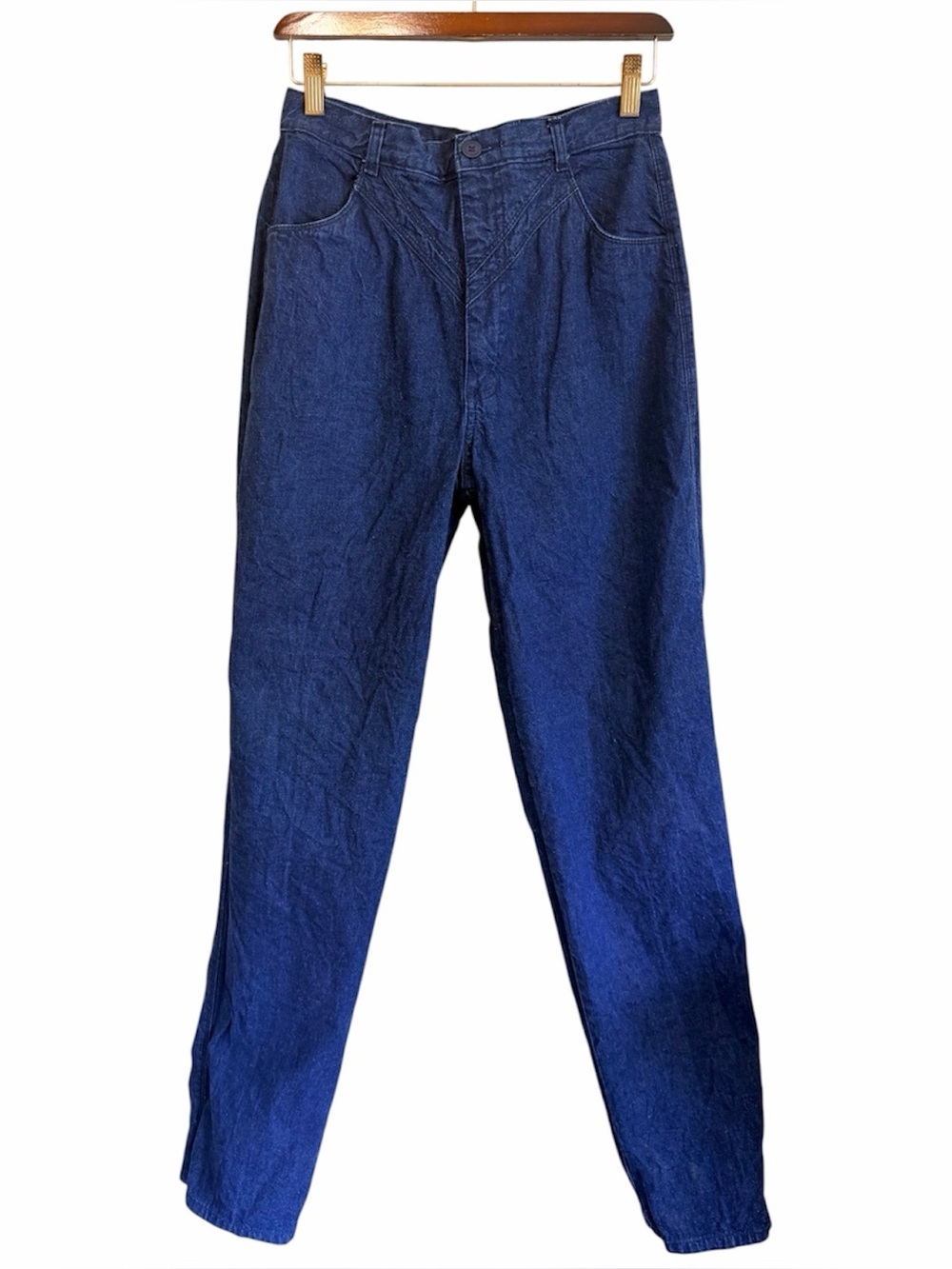 Rocky Mountain Vintage 80s Bareback High Waist Western Denim Pants, size M